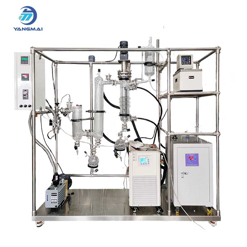 Glass Wiped Film Evaporation System