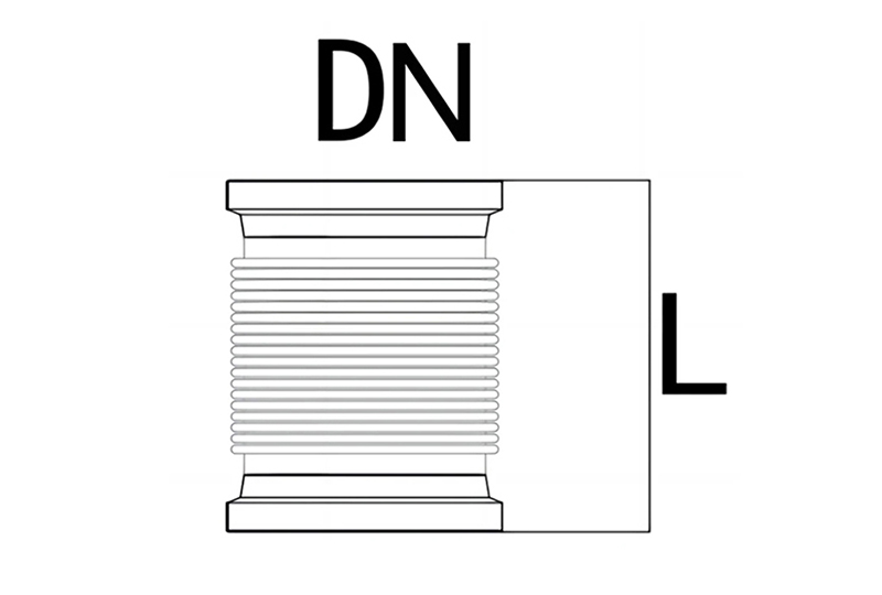 Corrosion-Resistant PTFE Bellow Connector